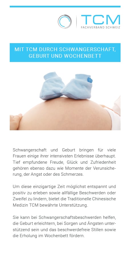 Broschüre Schwangerschaft